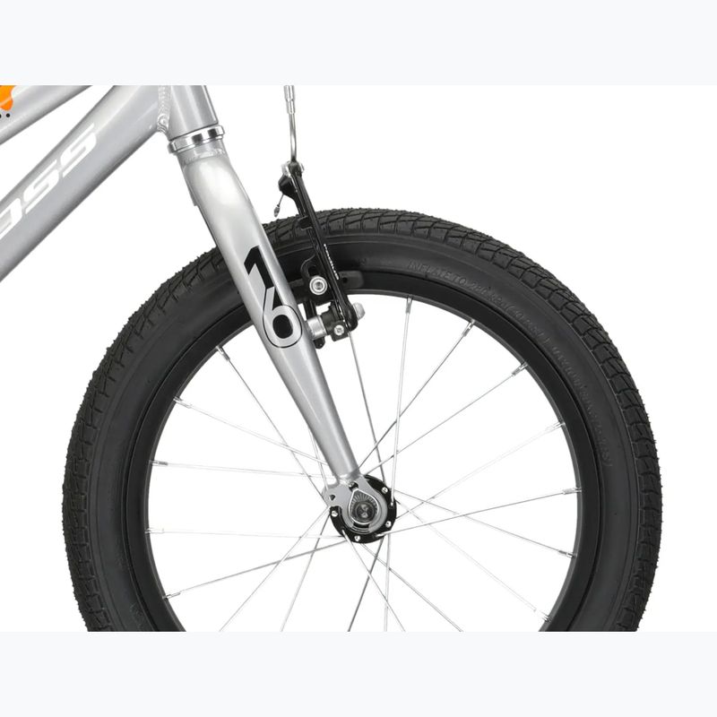 Bicicletta per bambini KROSS Racer 4.0 silver/white/gloss 5