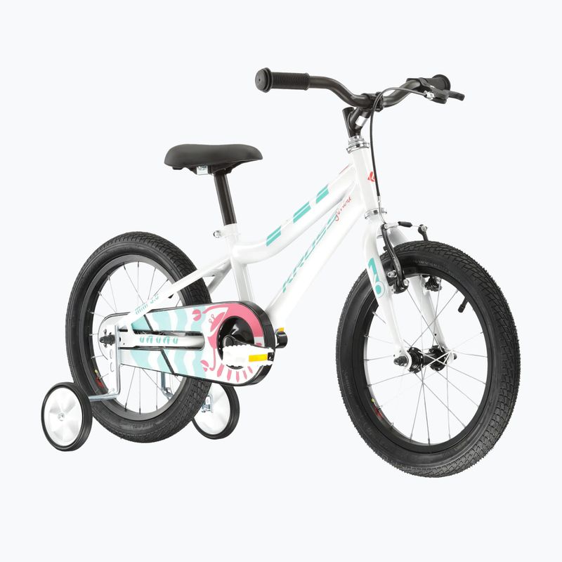 Bicicletta per bambini KROSS Mini 3.0 white/mint/gloss 2