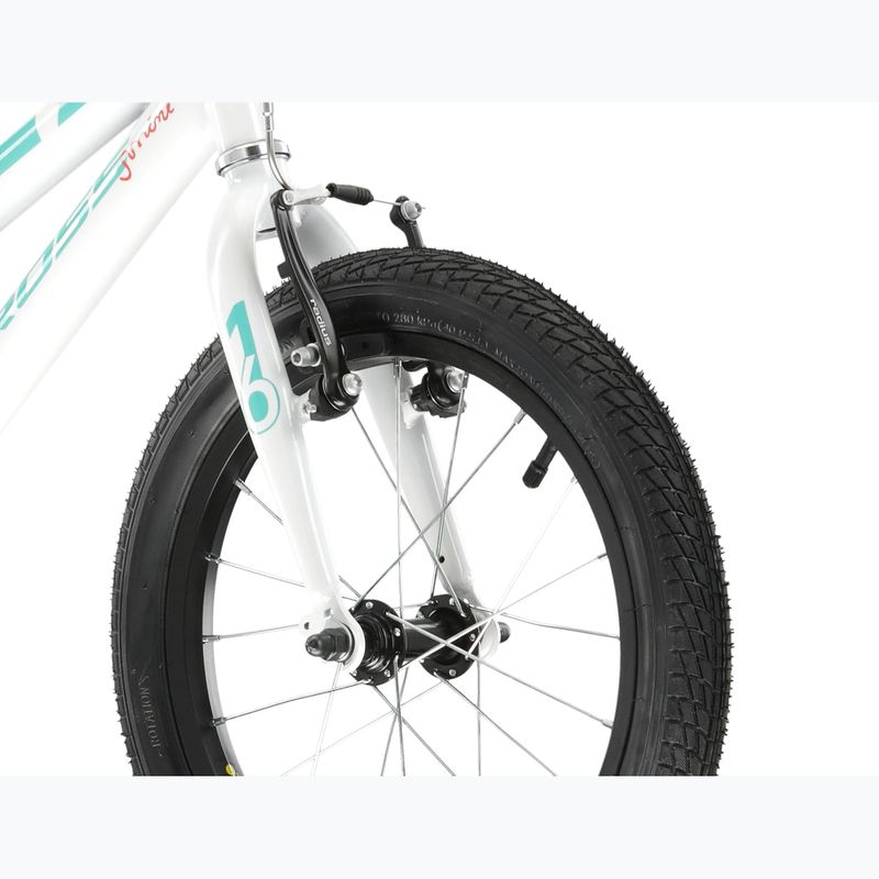 Bicicletta per bambini KROSS Mini 3.0 white/mint/gloss 5