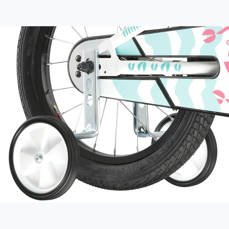 Bicicletta per bambini KROSS Mini 3.0 white/mint/gloss 7