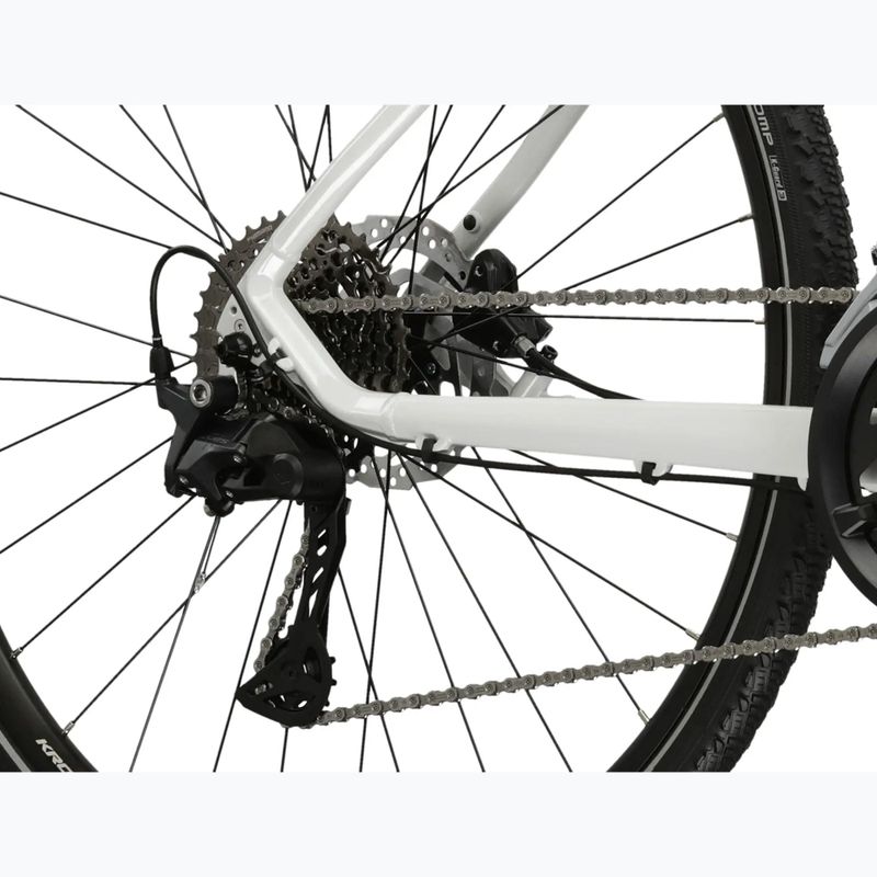 Bicicletta cross da donna KROSS Evado 7.0 In white/turquoise/gloss 8