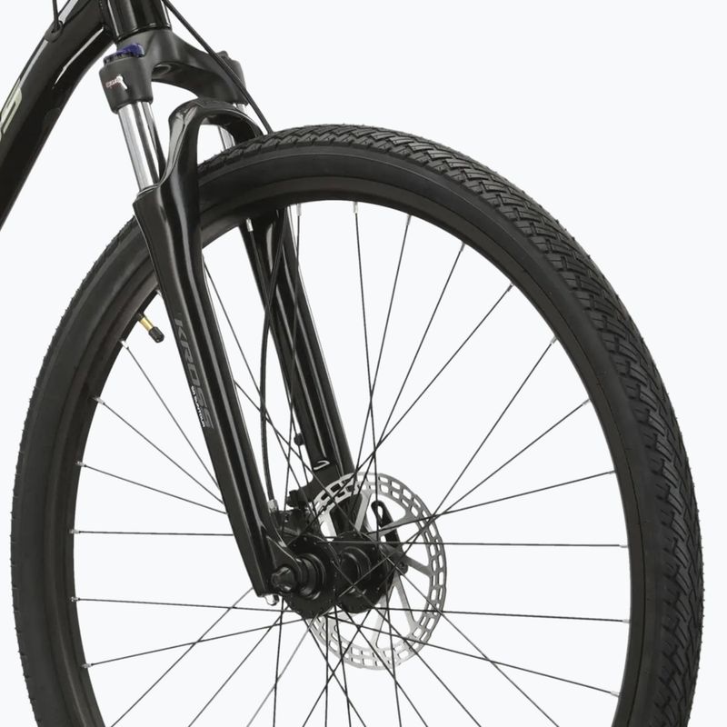 Bicicletta cross KROSS Evado 5.0 black/green/gloss 5