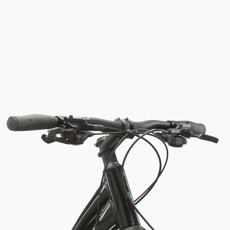 Bicicletta cross da donna KROSS Evado 5.0 In black/turquoise/gloss 4