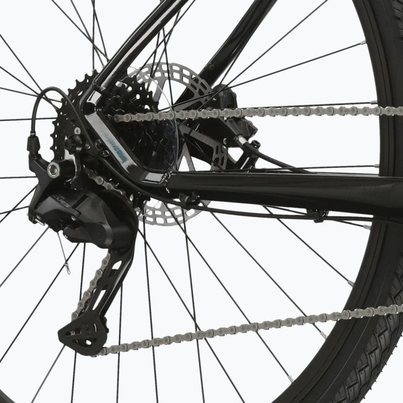 Bicicletta cross da donna KROSS Evado 5.0 In black/turquoise/gloss 10