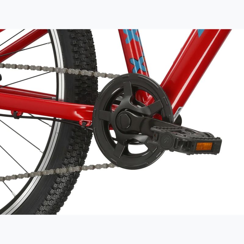Bicicletta per bambini KROSS Level Jr 1.0 red/teal/gloss 8