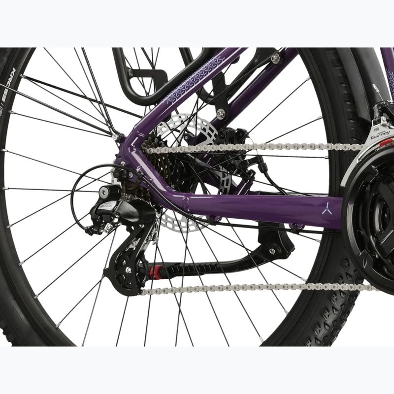 Bicicletta da montagna da donna KROSS Lea 2.0 Eq W 27.5 purple/purple/gloss 8
