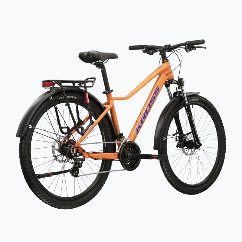 Bicicletta da montagna da donna KROSS Lea 2.0 Eq W 27.5 orange/navy blue/gloss 3
