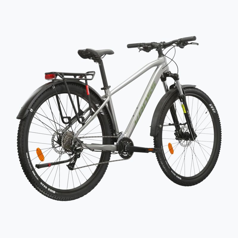 Bicicletta da montagna KROSS Hexagon 4.0 EQ 29" silver/green/gloss 3