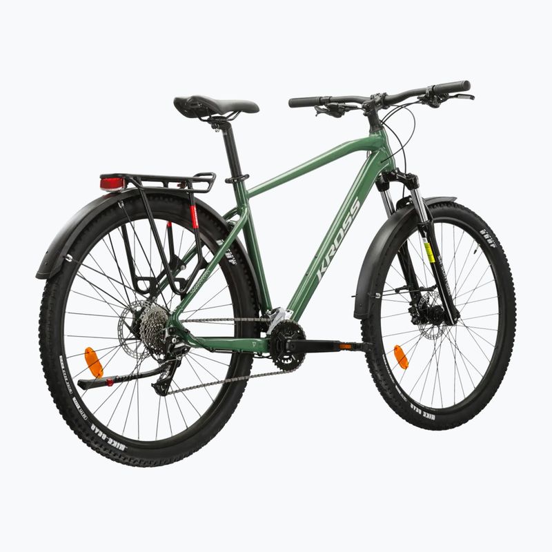 Bicicletta da montagna KROSS Hexagon 4.0 EQ 27,5" green/silver/gloss 3