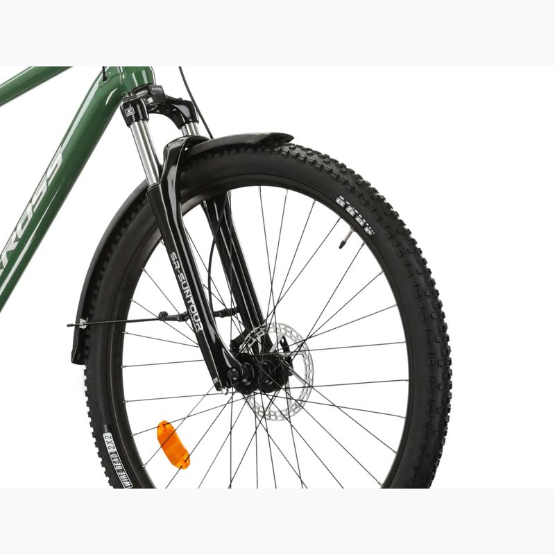Bicicletta da montagna KROSS Hexagon 4.0 EQ 27,5" green/silver/gloss 5
