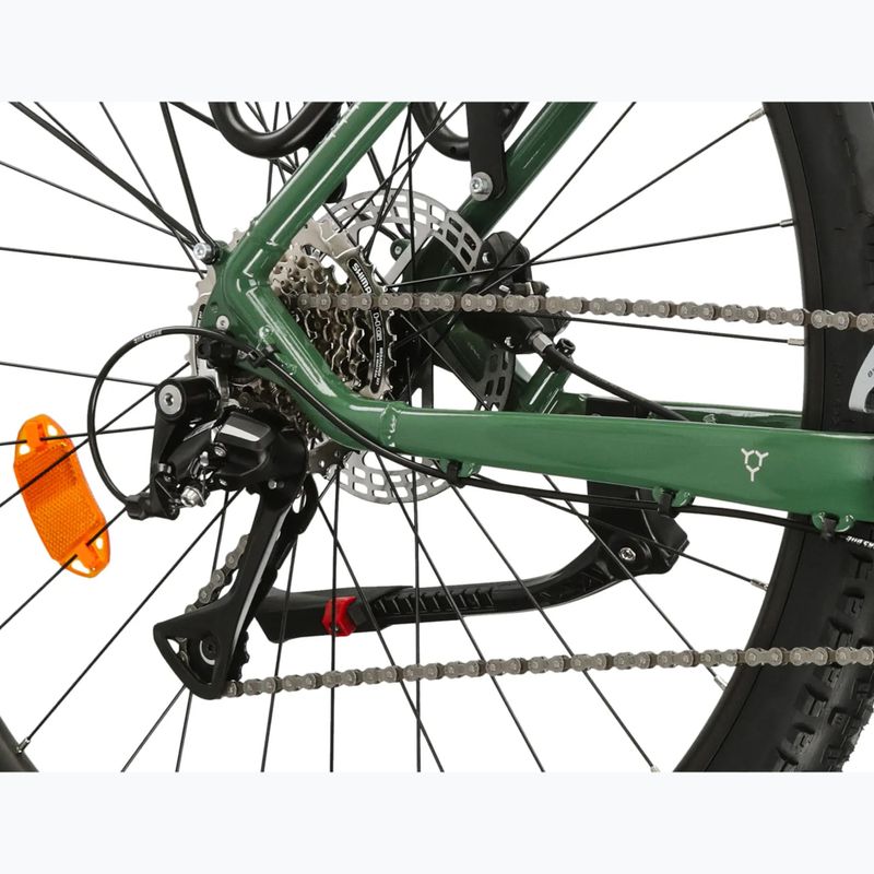 Bicicletta da montagna KROSS Hexagon 4.0 EQ 27,5" green/silver/gloss 8