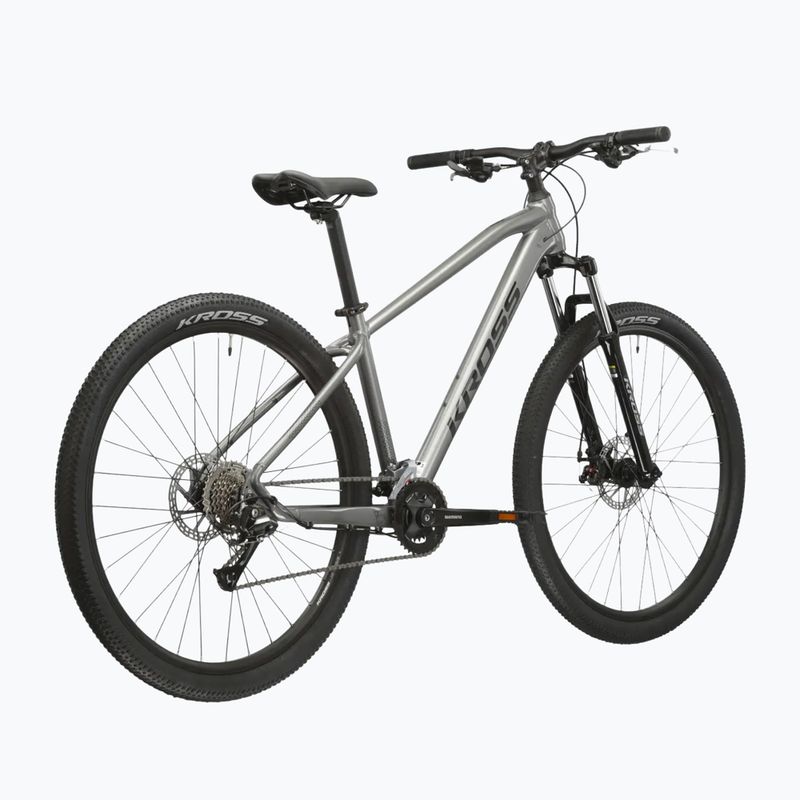 Bicicletta da montagna KROSS Hexagon 3.0 27,5" 2024 grey/navy/gloss 3