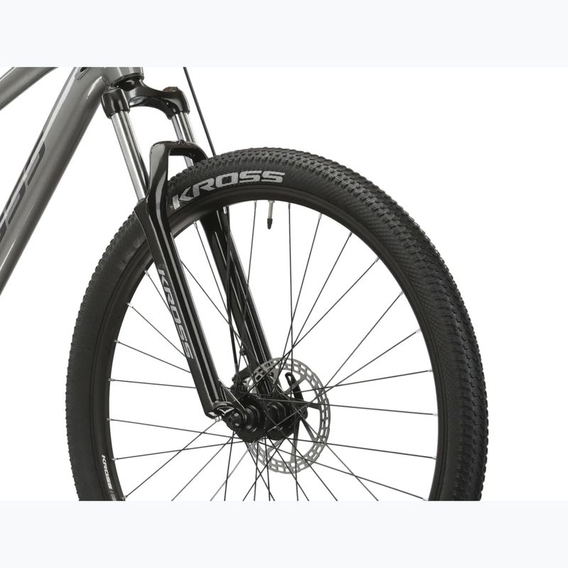 Bicicletta da montagna KROSS Hexagon 3.0 27,5" 2024 grey/navy/gloss 5