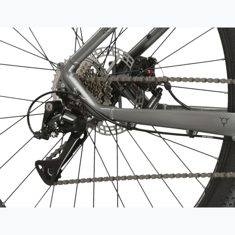 Bicicletta da montagna KROSS Hexagon 3.0 27,5" 2024 grey/navy/gloss 8