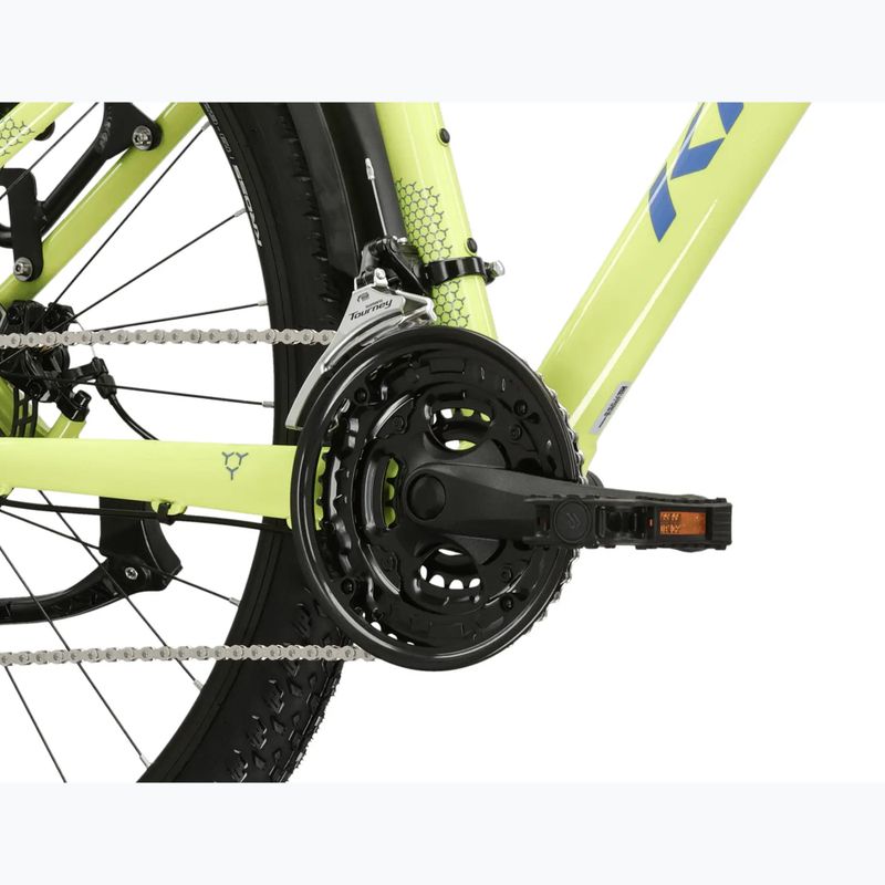 Bicicletta da montagna KROSS Hexagon 2.0 EQ 27,5" lime/blue/gloss 9