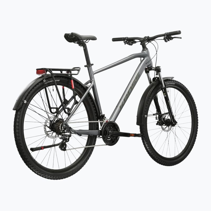 Bicicletta da montagna KROSS Hexagon 2.0 EQ 27,5" grey/dark grey/gloss 3