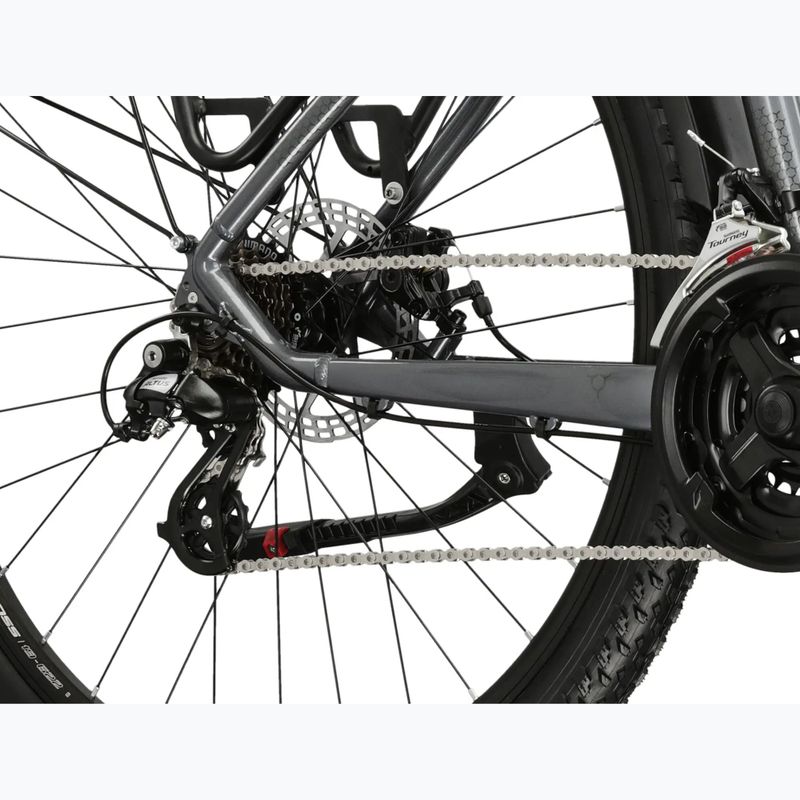 Bicicletta da montagna KROSS Hexagon 2.0 EQ 27,5" grey/dark grey/gloss 8