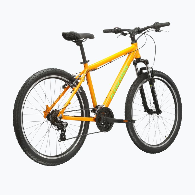 Bicicletta da montagna KROSS Hexagon 1.0 26" orange/green/gloss 3