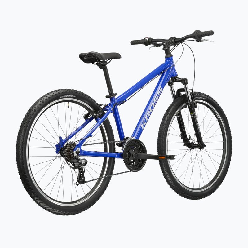 Bicicletta da montagna KROSS Hexagon 1.0 26" blue/silver/gloss 3