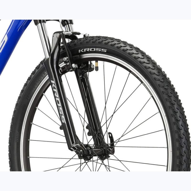 Bicicletta da montagna KROSS Hexagon 1.0 26" blue/silver/gloss 6