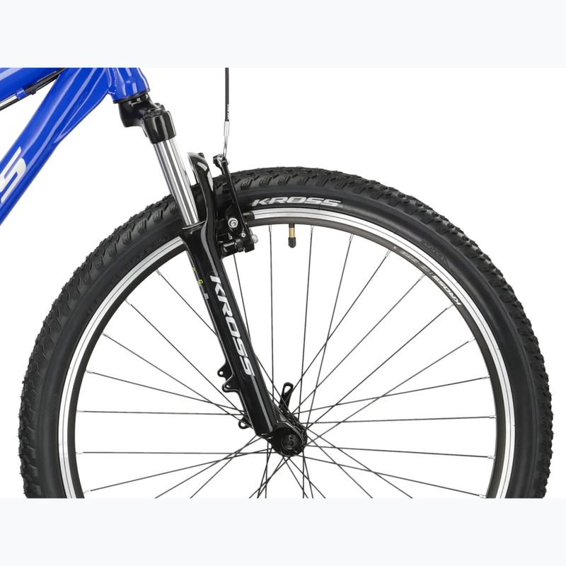Bicicletta da montagna KROSS Hexagon 1.0 26" blue/silver/gloss 7