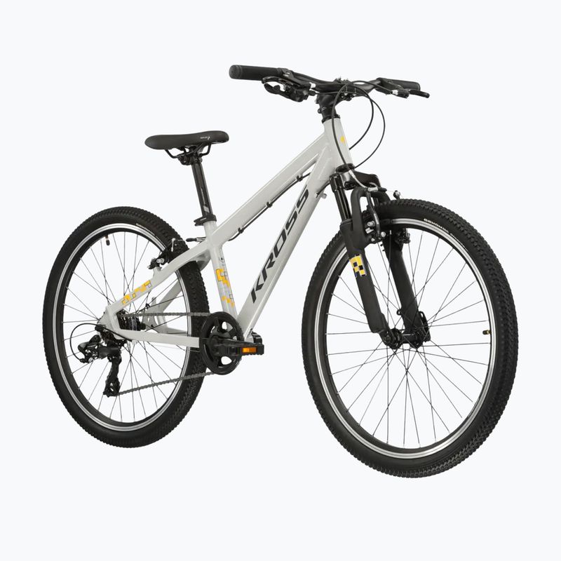 Bicicletta per bambini KROSS Dust Jr 1.0 grey/black/gloss 2