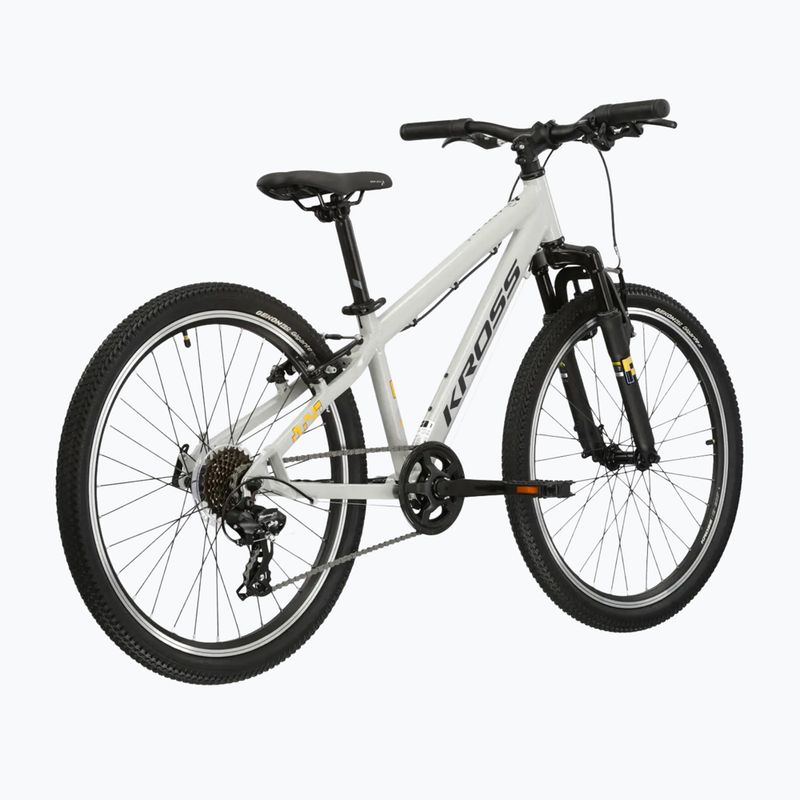 Bicicletta per bambini KROSS Dust Jr 1.0 grey/black/gloss 3