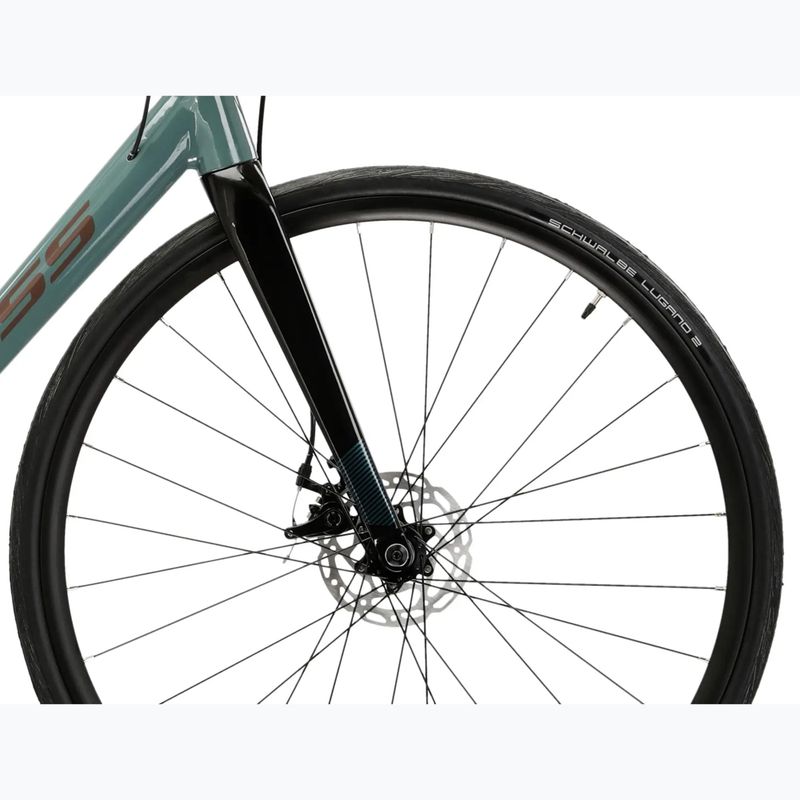 Bicicletta da corsa KROSS Vento 4.0 Green/Burgundy/Gloss 8