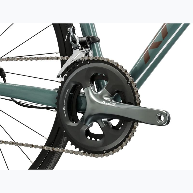 Bicicletta da corsa KROSS Vento 4.0 Green/Burgundy/Gloss 12