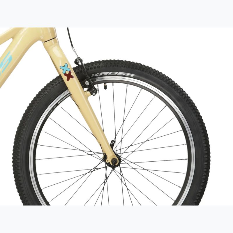 Bicicletta per bambini KROSS Level Jr 1.0 beige/red/gloss 6