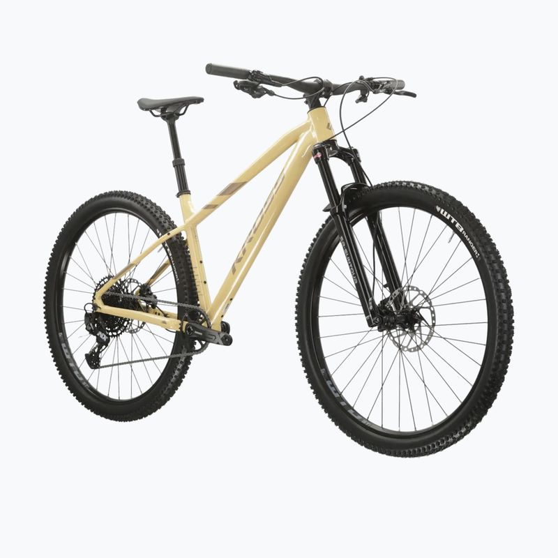 Bicicletta da montagna da donna KROSS Level 6.0 beige/brown/gloss 2