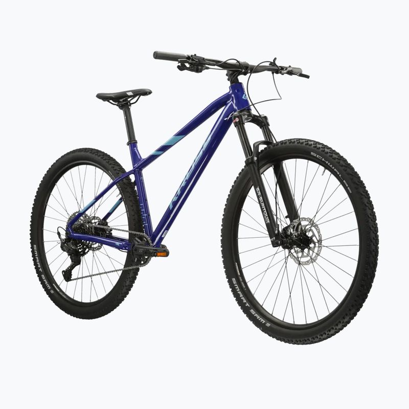 Bicicletta da montagna KROSS Level 5.0 navy blue/sky blue 2