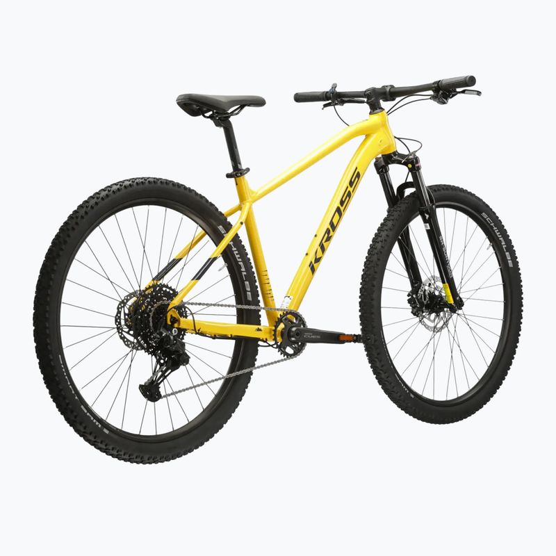 Bicicletta da montagna KROSS Level 4.0 yellow/black/gloss 3