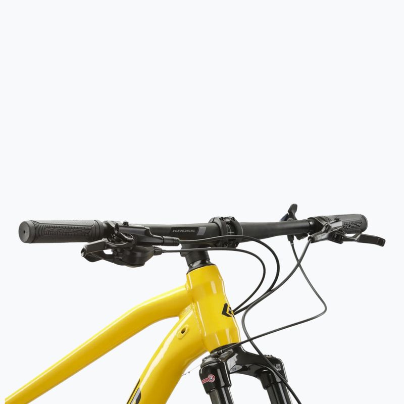 Bicicletta da montagna KROSS Level 4.0 yellow/black/gloss 4