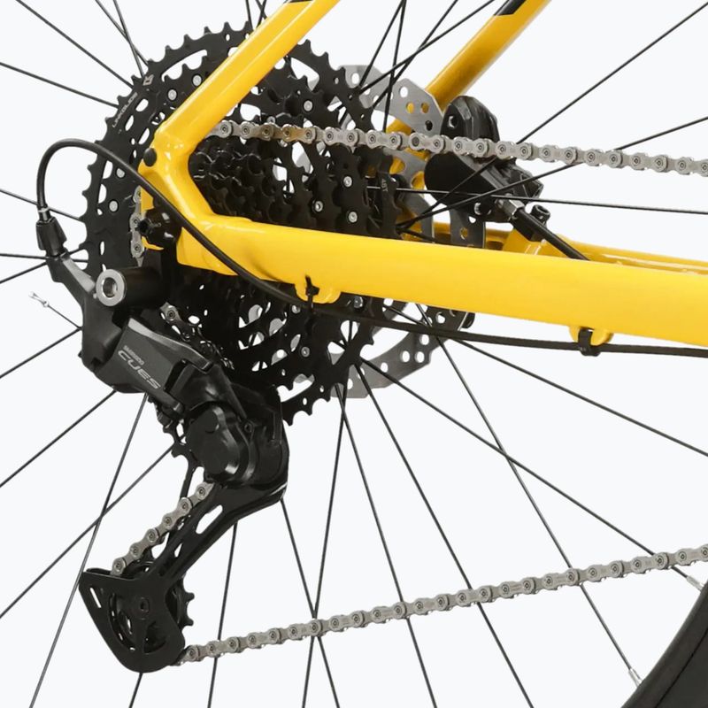 Bicicletta da montagna KROSS Level 4.0 yellow/black/gloss 10