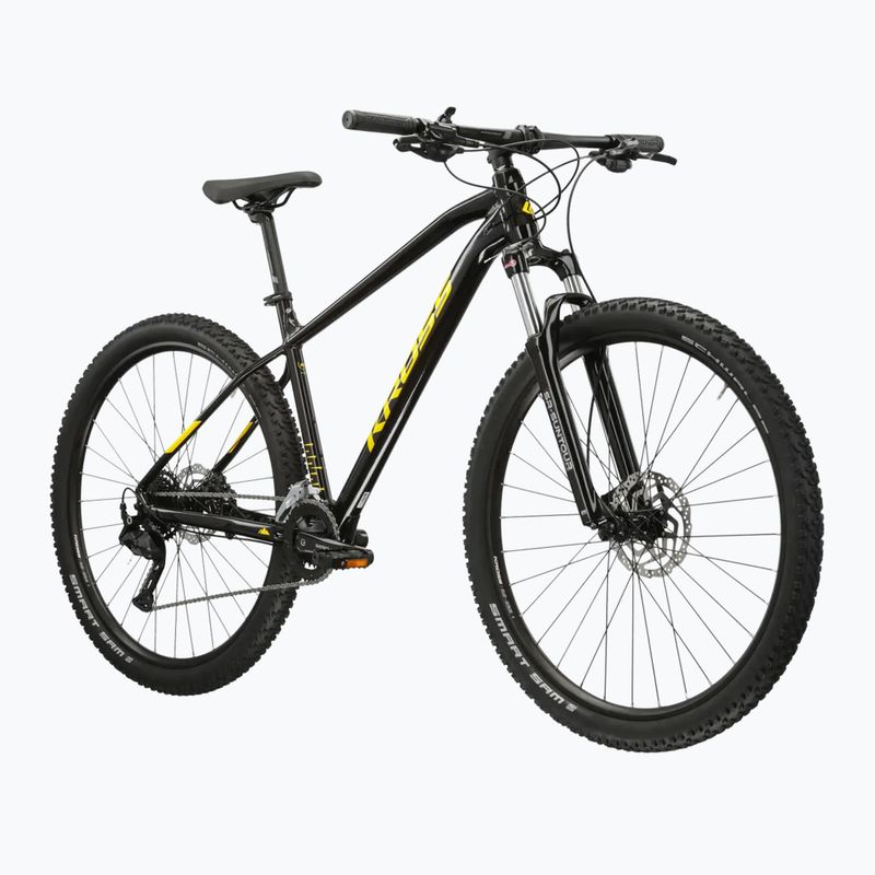Bicicletta da montagna KROSS Level 2.0 black/yellow/gloss 2