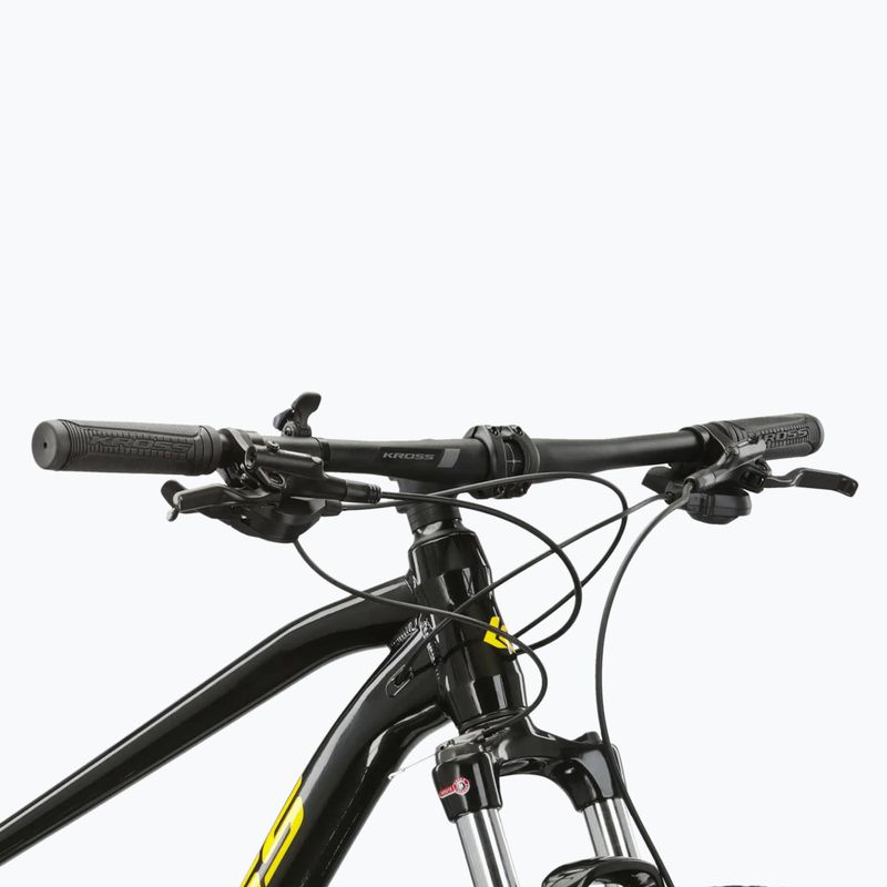 Bicicletta da montagna KROSS Level 2.0 black/yellow/gloss 4