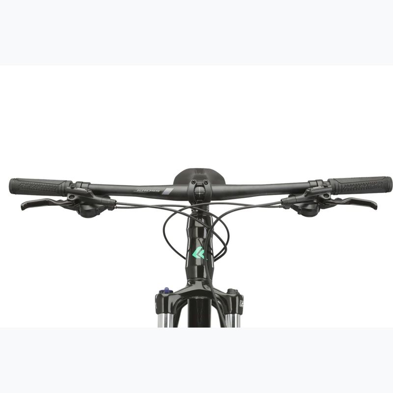 Bicicletta da montagna KROSS Level 1.0 black/green/gloss 5