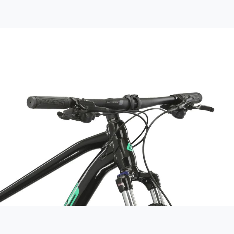 Bicicletta da montagna KROSS Level 1.0 black/green/gloss 6