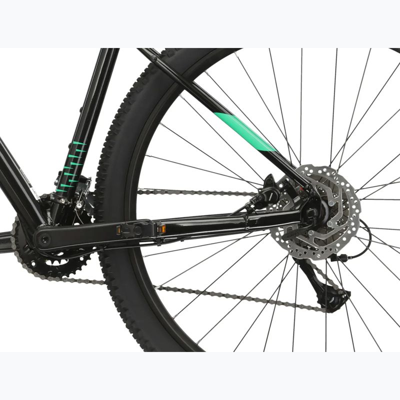 Bicicletta da montagna KROSS Level 1.0 black/green/gloss 10