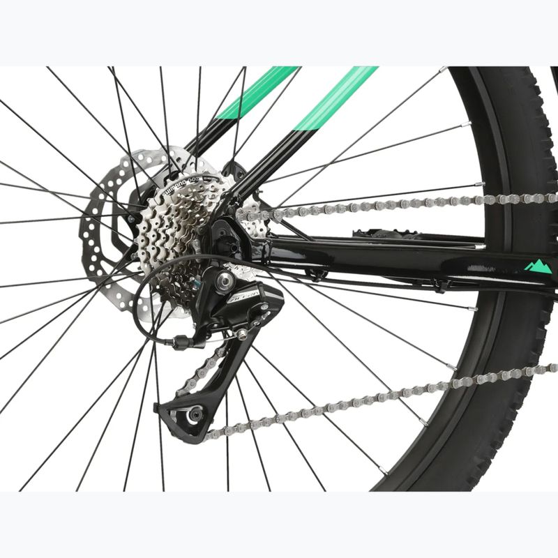 Bicicletta da montagna KROSS Level 1.0 black/green/gloss 11