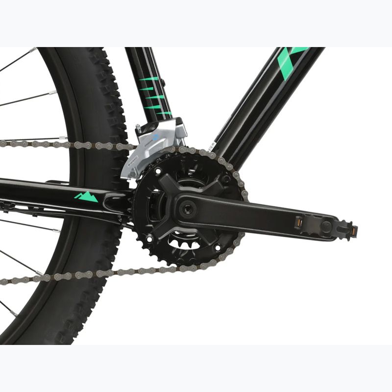 Bicicletta da montagna KROSS Level 1.0 black/green/gloss 13