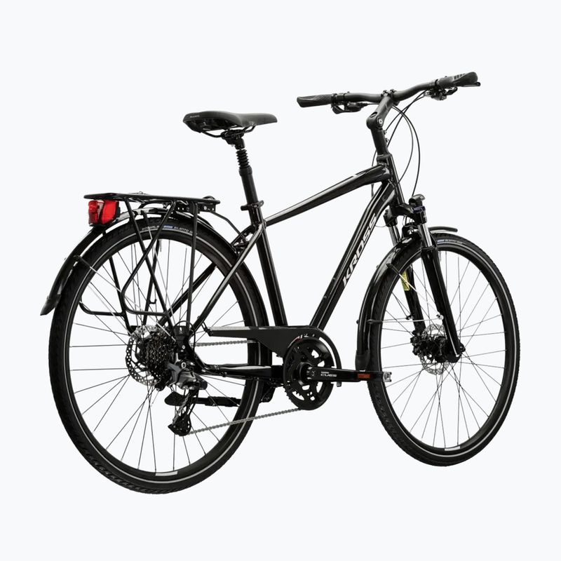 Bicicletta trekking da uomo KROSS Trans 7.0 Bg black/grey/gloss 3