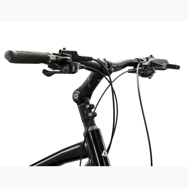 Bicicletta trekking da uomo KROSS Trans 7.0 Bg black/grey/gloss 4