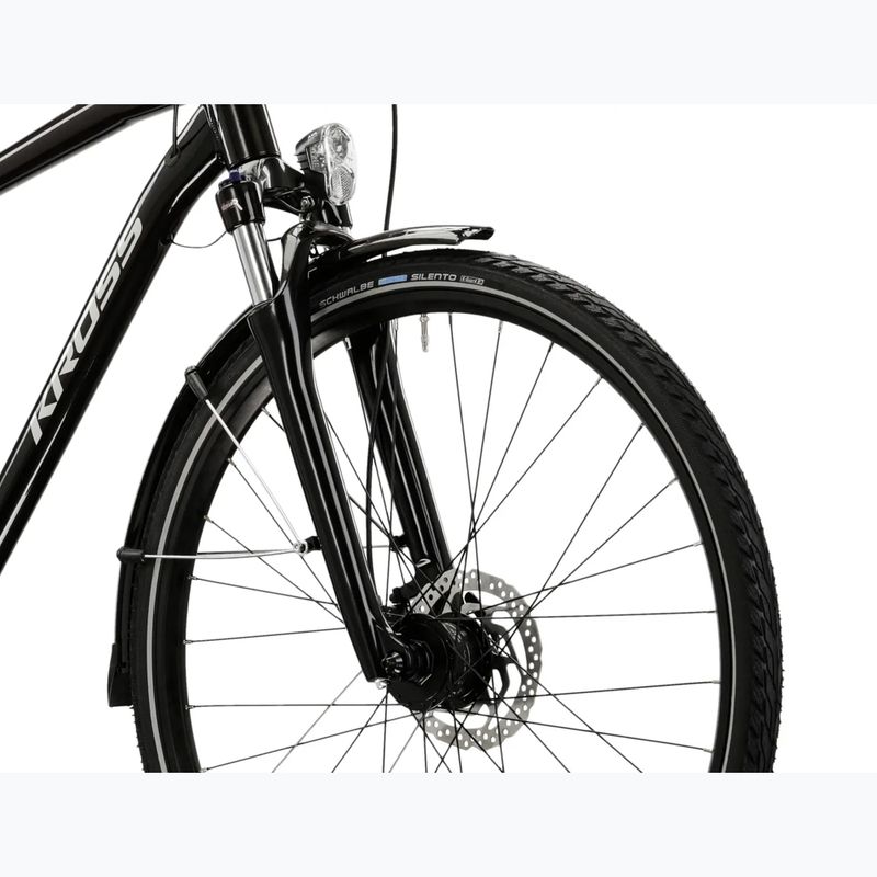 Bicicletta trekking da uomo KROSS Trans 7.0 Bg black/grey/gloss 5