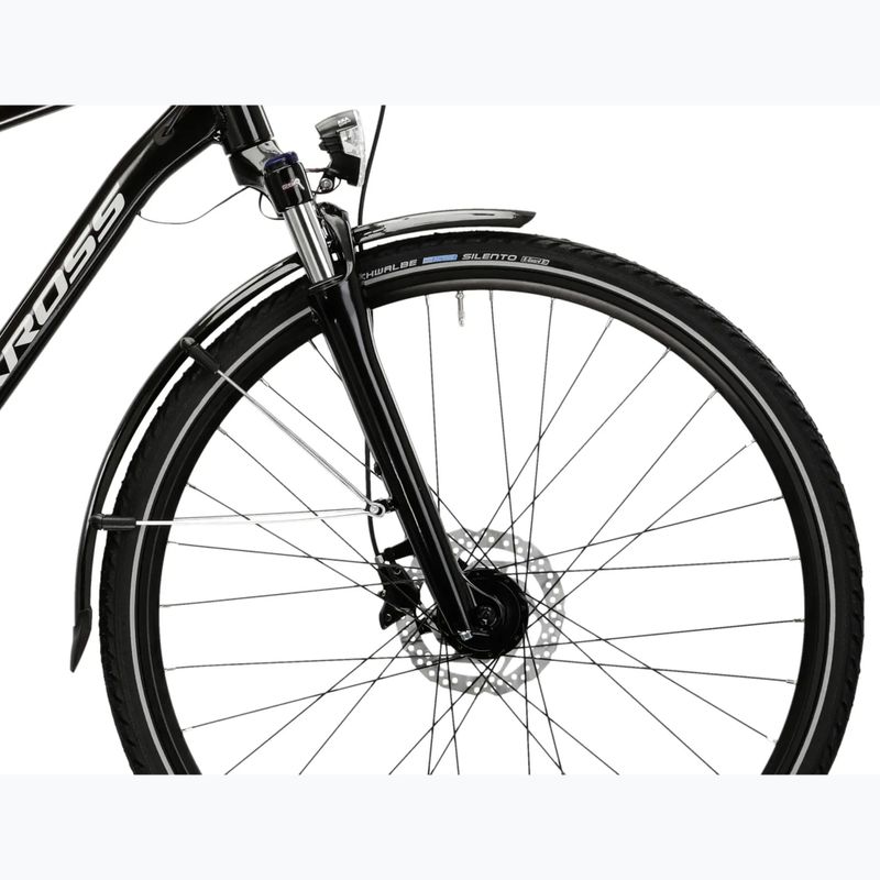 Bicicletta trekking da uomo KROSS Trans 7.0 Bg black/grey/gloss 6