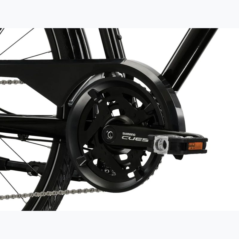 Bicicletta trekking da uomo KROSS Trans 7.0 Bg black/grey/gloss 9