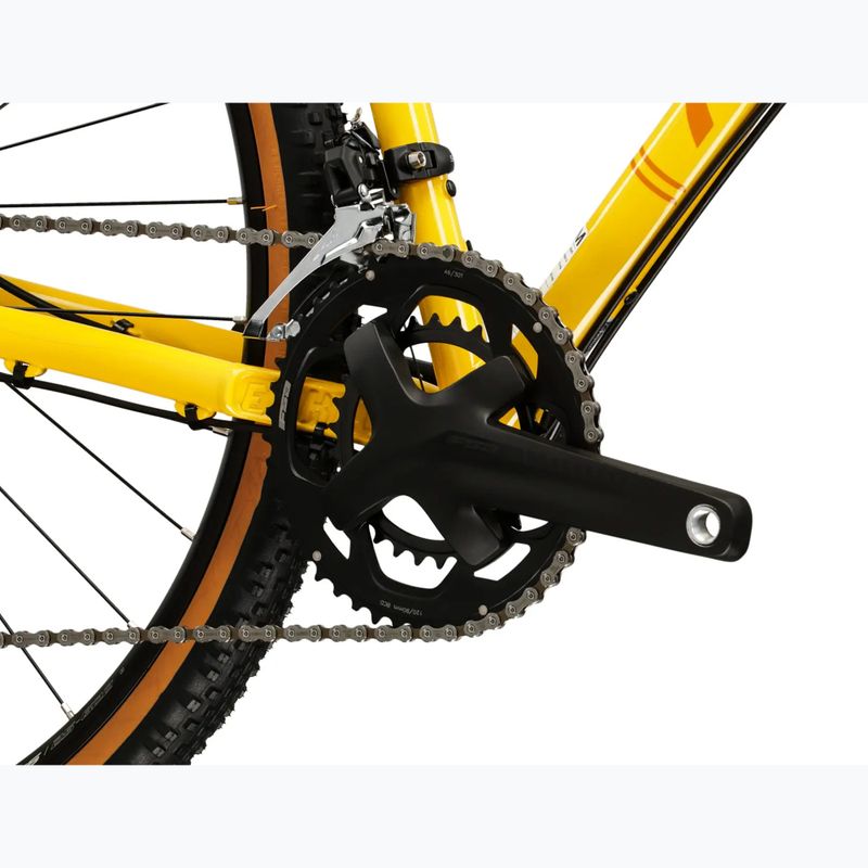 Bicicletta gravel KROSS Esker 4.0 yellow/orange/gloss 10