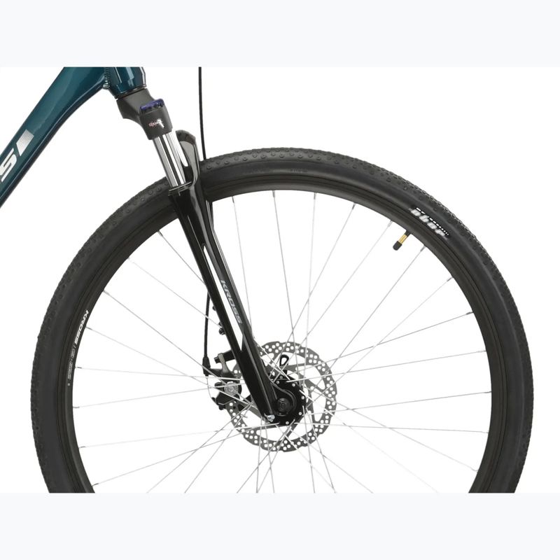 Bicicletta urbana da uomo KROSS Move 2.0 turquoise/silver/gloss 6