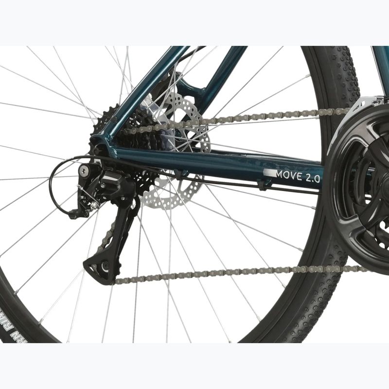 Bicicletta urbana da uomo KROSS Move 2.0 turquoise/silver/gloss 8